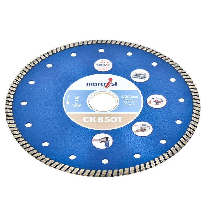 marcrist CK850 Hochleistungs-Diamanttrennscheibe für Fliesen