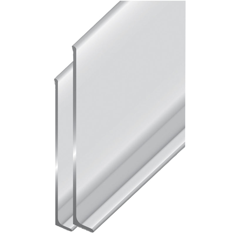 Sockel- und Wandschutzleiste silber 11 x 40 mm ungebohrt 2700 mm