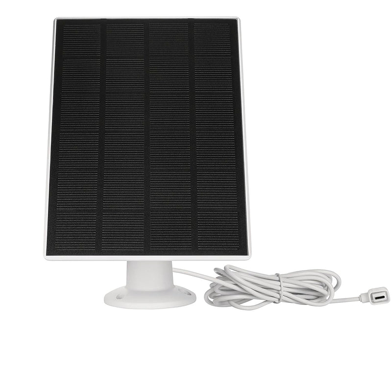 ABUS Solarladepanel zu Akku Pro Kamera 170x120x10 mm inkl. 3 Meter Kabel, weiß