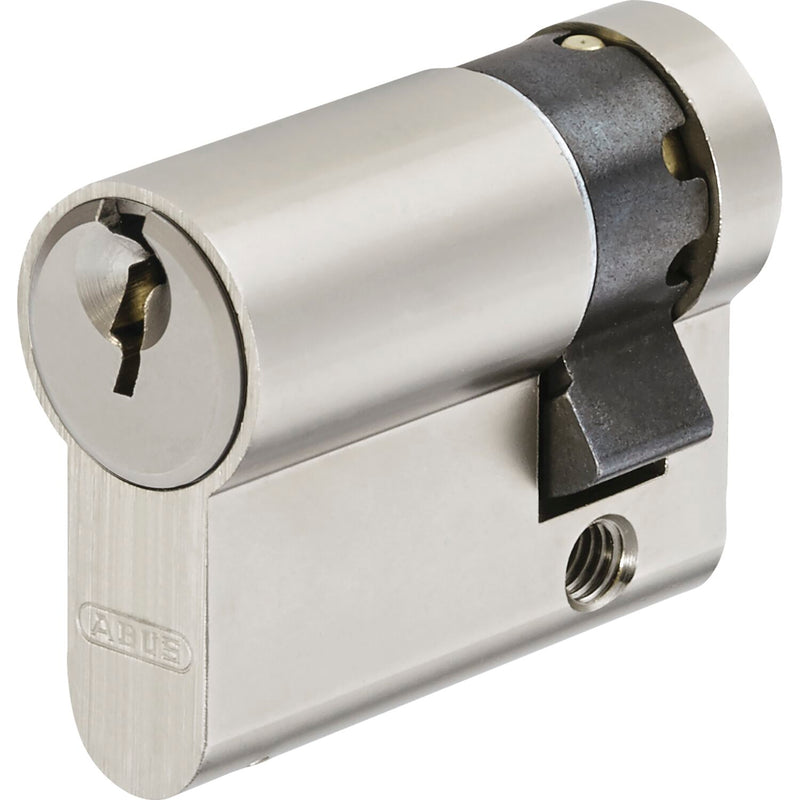 ABUS Einbauhalbzylinder A93 gleichsperrend 45 mm vernickelt matt