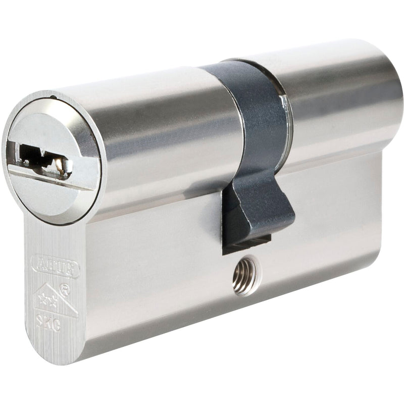 ABUS Einbaudoppelzylinder X12R, gleichsperrend, 28/42, vernickelt matt