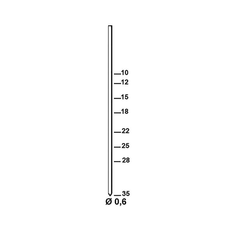 ALSAFIX Stifte AL 18 mm aus Stahldraht stanox (20000 St)