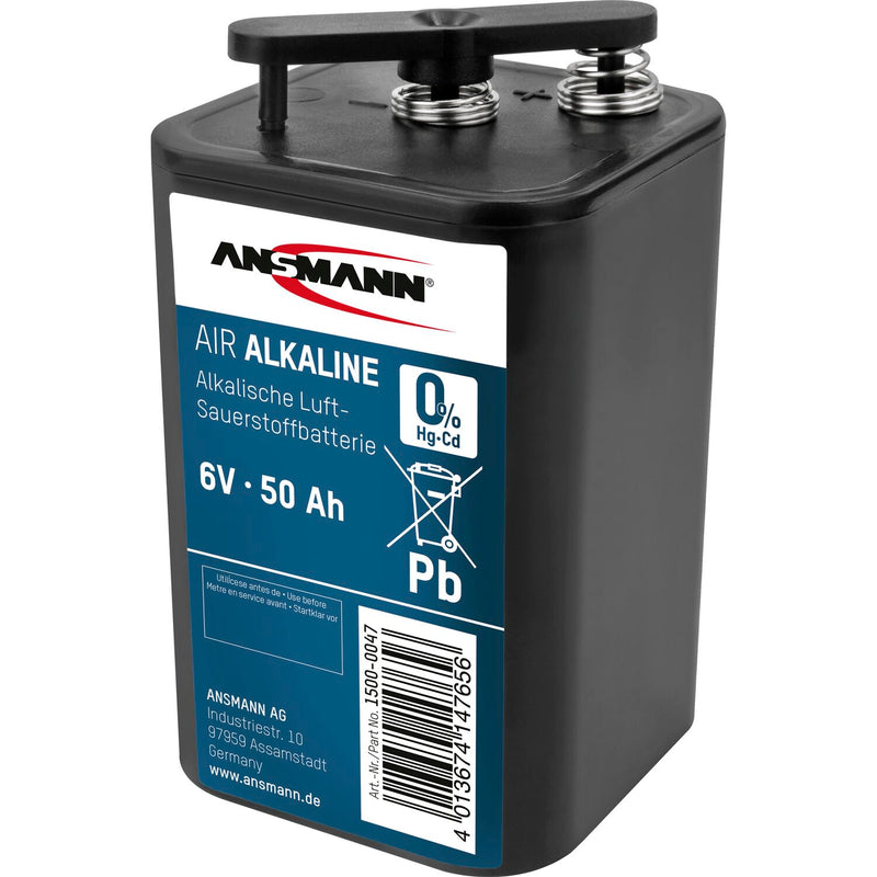 ANSMANN Batterie 6V-Block 4R25 Zink-Luft 50 Ah (1St)