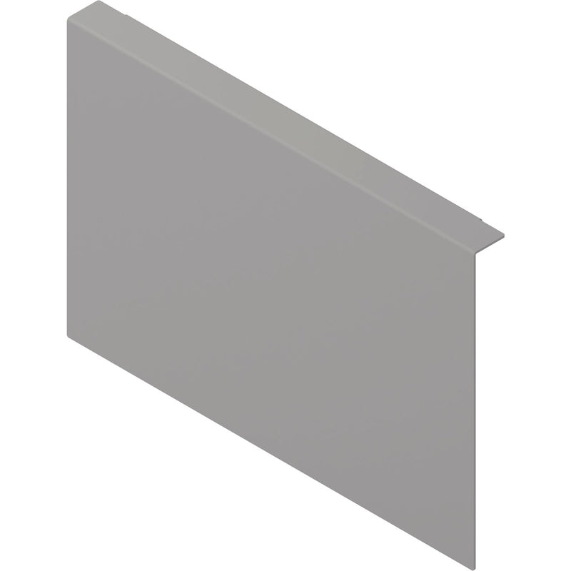 BLUM AMBIA-LINE Holzrückwandadapter. Höhe M, B242 mm, Stahl Indiumgrau