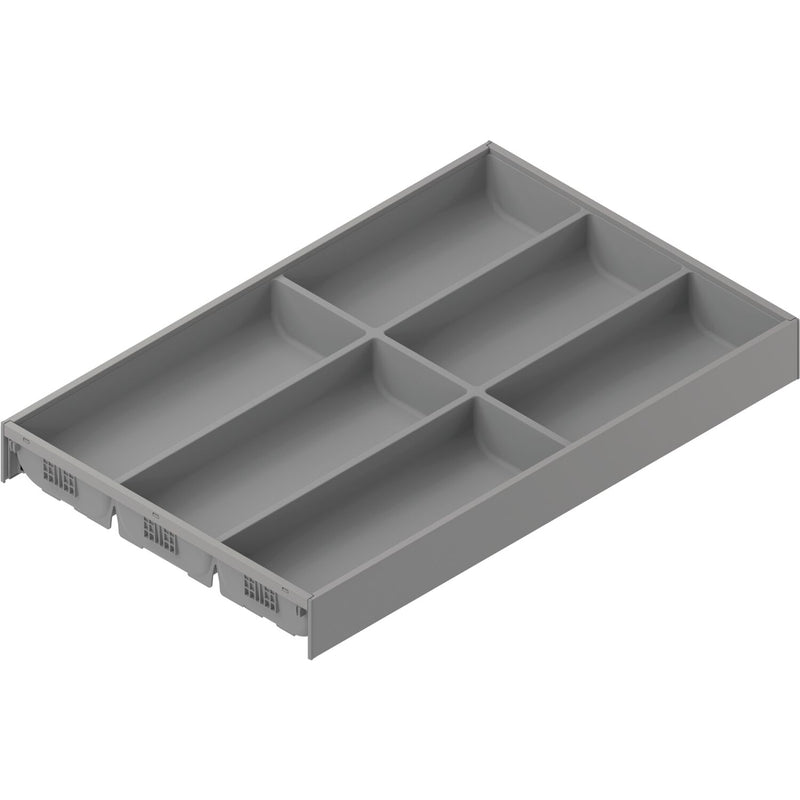 BLUM AMBIA-LINE Besteckeinsatz NL450mm,B300mm, Stahl Indiumgrau