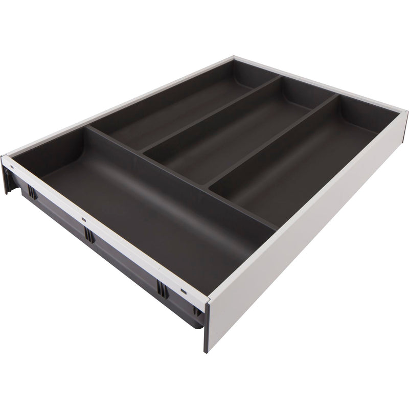 BLUM AMBIA-LINE Besteckeinsatz NL450mm,B300mm, Stahl Indiumgrau
