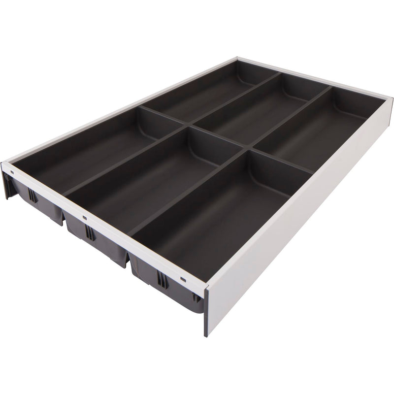 BLUM AMBIA-LINE Besteckeinsatz NL450mm,B300mm, Stahl Indiumgrau