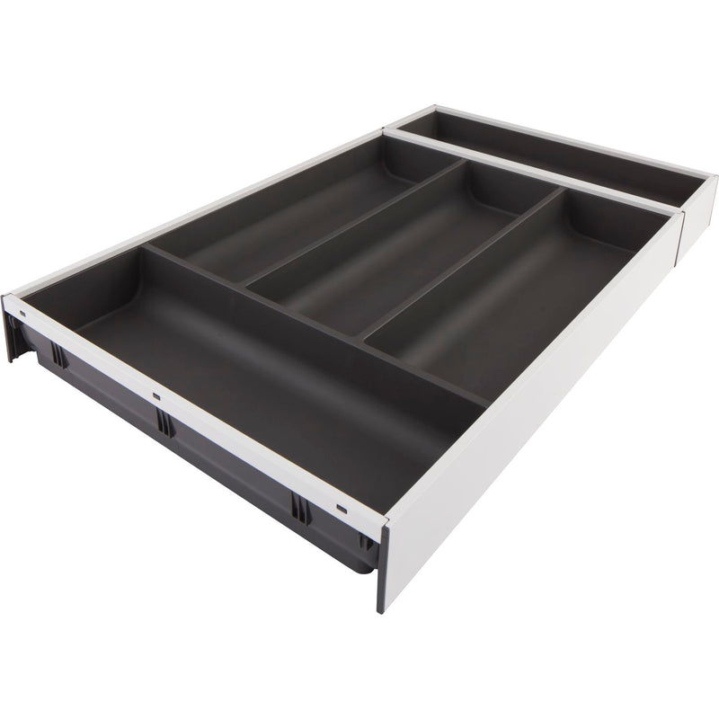 BLUM AMBIA-LINE Besteckeinsatz NL450mm,B300mm, Stahl Indiumgrau