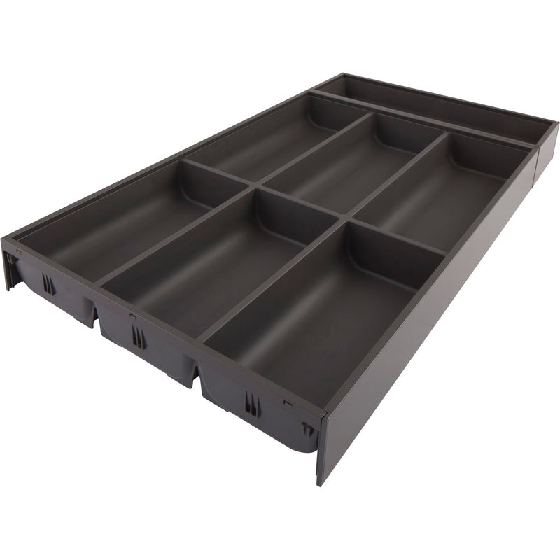 BLUM AMBIA-LINE Besteckeinsatz NL450mm,B300mm, Stahl Indiumgrau