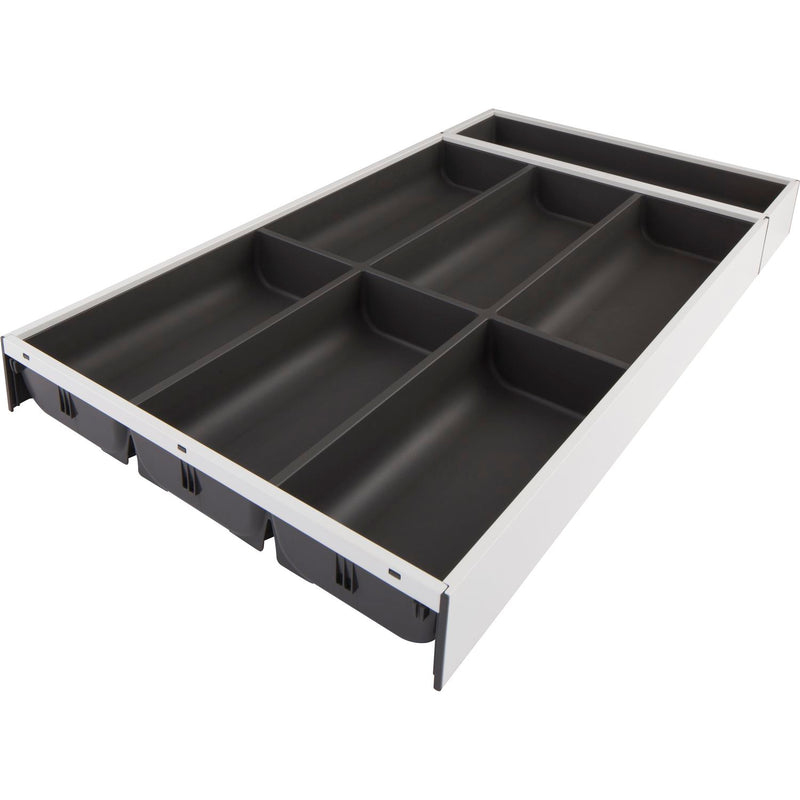 BLUM AMBIA-LINE Besteckeinsatz NL450mm,B300mm, Stahl Indiumgrau