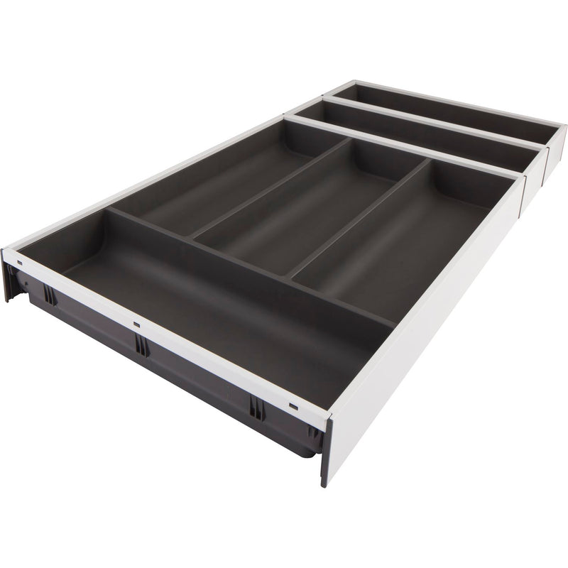 BLUM AMBIA-LINE Besteckeinsatz NL450mm,B300mm, Stahl Indiumgrau
