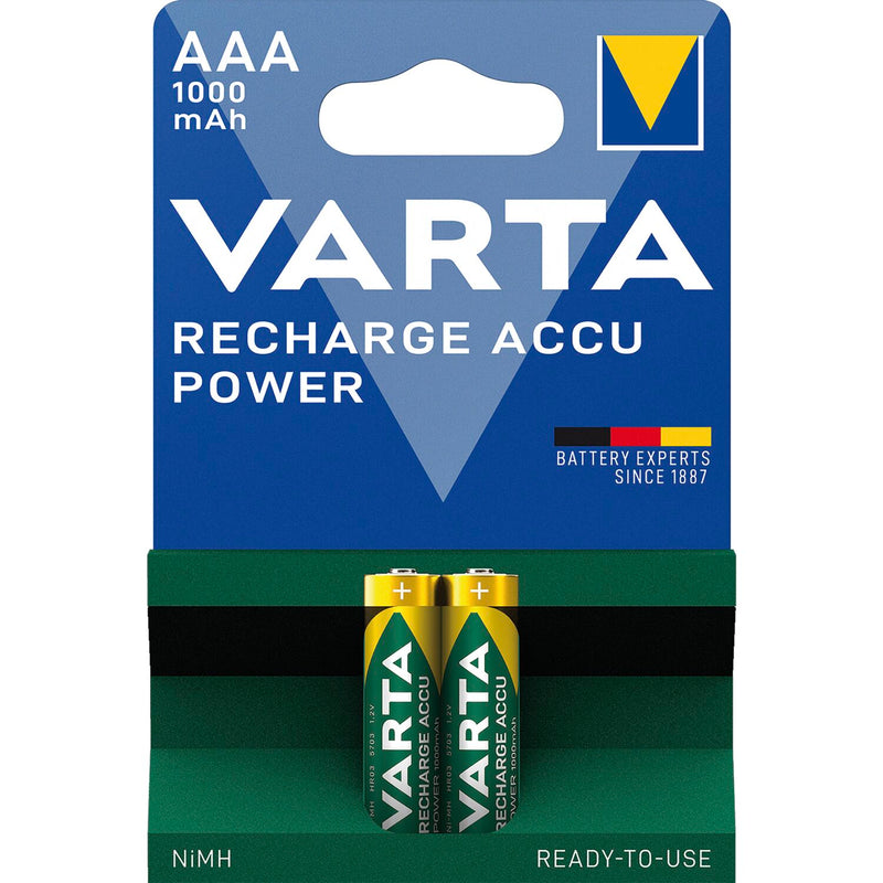 VARTA Batterie Recharge Akku Power HR03/AAA 1,2 Volt  (2 St)