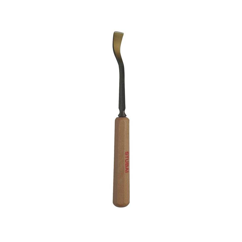 STUBAI Bildhauer-Stechbeitel geschliffen mit Holzheft Form 24 Breite  6 mm