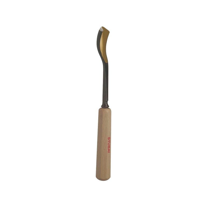STUBAI Bildhauer-Stechbeitel geschliffen mit Holzheft Form 32 Breite  6 mm