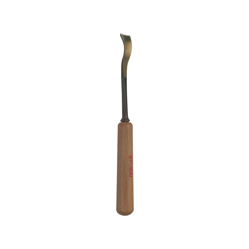 STUBAI Bildhauer-Stechbeitel geschliffen mit Holzheft Form 36 Breite  2 mm