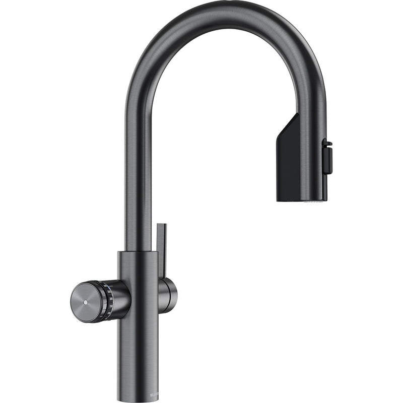BLANCO Set Armatur Choice Icona-C Satin Darksteel mit Wasseraufbereitungseinheit