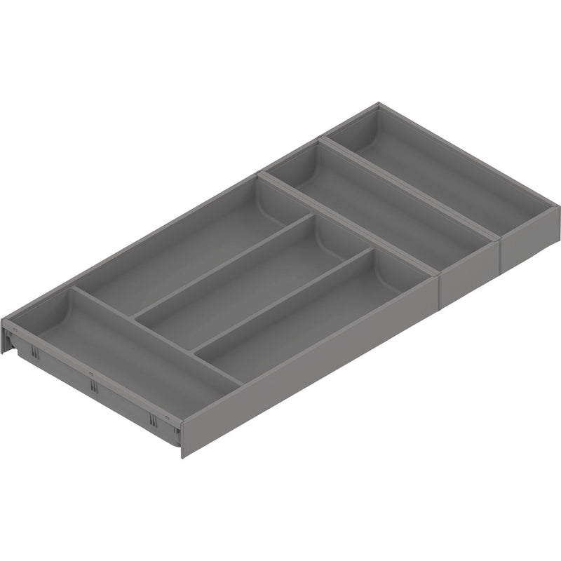 BLUM AMBIA-LINE Besteckeinsatz NL450mm,B300mm, Stahl Indiumgrau