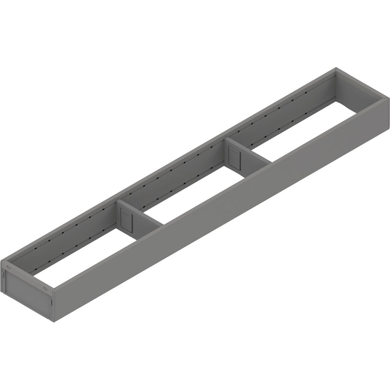 BLUM AMBIA-LINE Schubkastenrahmen schmal, NL450mm, Stahl Indiumgrau matt