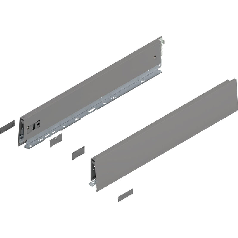 BLUM MERIVOBOX Spülenauszug SET Höhe E-Boxcap BLUMOTION B,40kg,NL 450,Seidenweiß