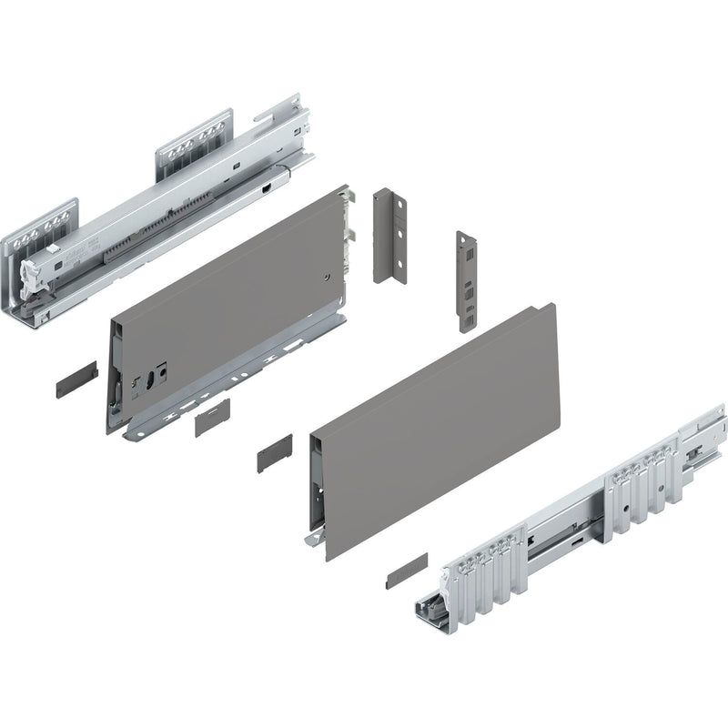 BLUM MERIVOBOX SET Höhe K, BLUMOTION B, 40kg, NL 300, Seidenweiß