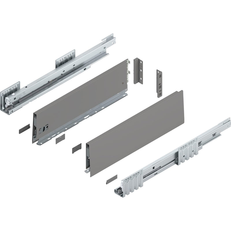 BLUM MERIVOBOX SET Höhe K, BLUMOTION B, 40kg, NL 300, Seidenweiß