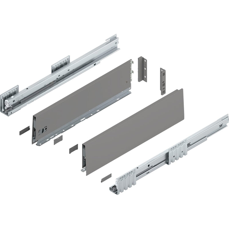 BLUM MERIVOBOX SET Höhe K, BLUMOTION B, 40kg, NL 300, Seidenweiß