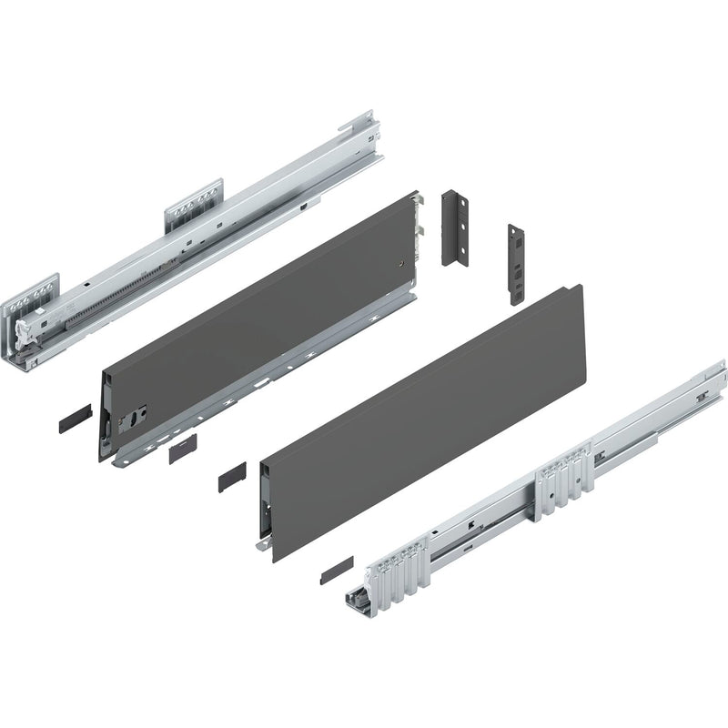 BLUM MERIVOBOX SET Höhe K, BLUMOTION B, 40kg, NL 300, Seidenweiß