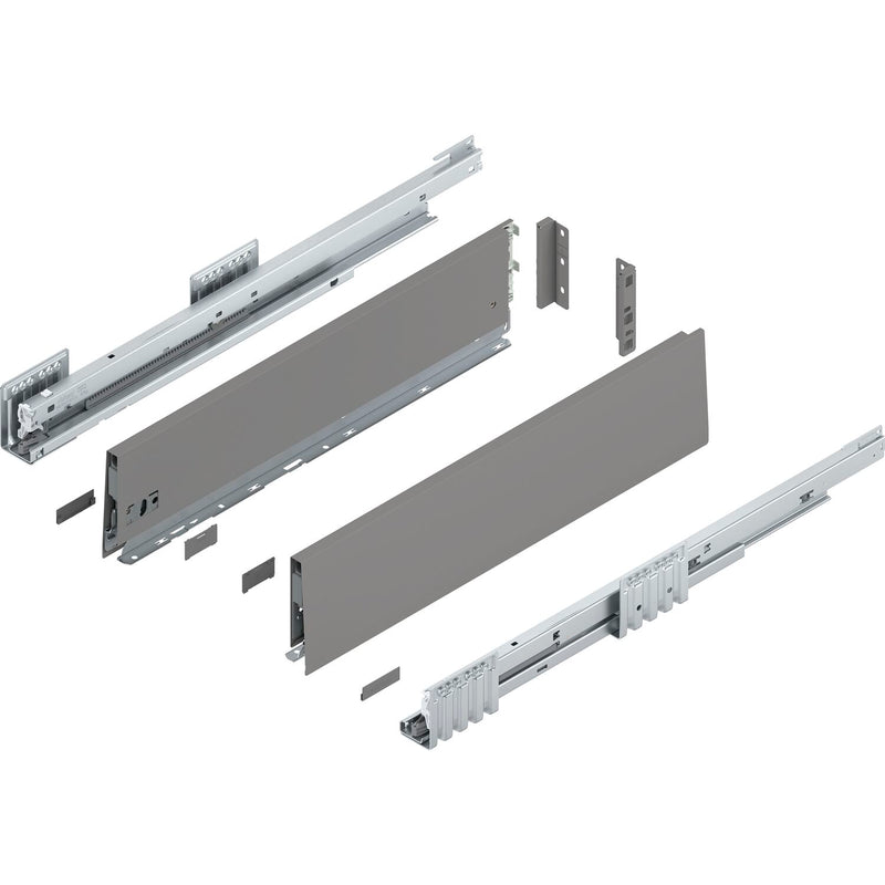 BLUM MERIVOBOX SET Höhe K, BLUMOTION B, 40kg, NL 300, Seidenweiß