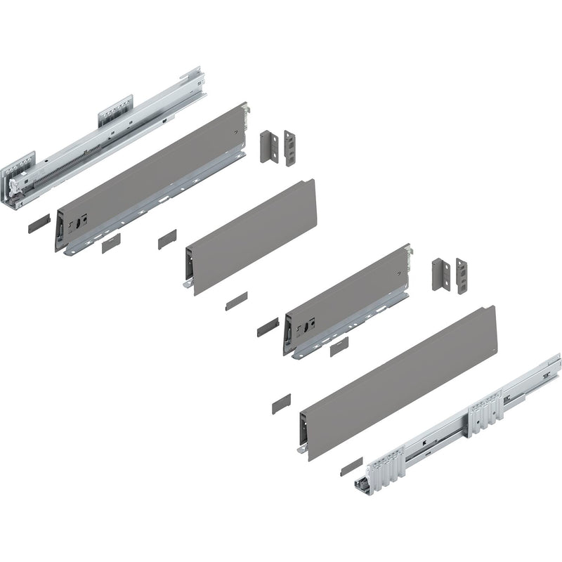 BLUM MERIVOBOX Spülenauszug SET Höhe M, BLUMOTION B, 40kg, NL 450, Seidenweiß