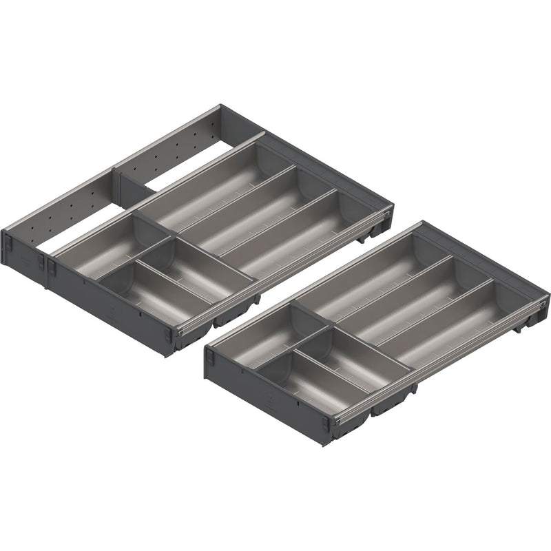 BLUM ORGA-LINE Schalen-Set KB 901 - 999/NL 450 mm Edelstahl/Kunststoff