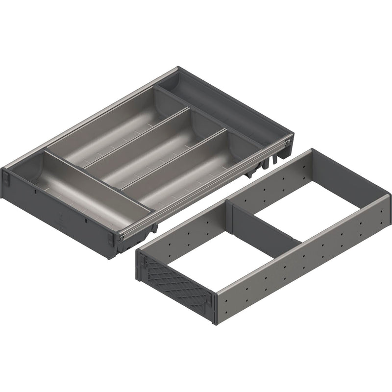 BLUM ORGA-LINE Schalen-Set KB 1100 - 1199/NL 450 mm Edelstahl/Kunststoff