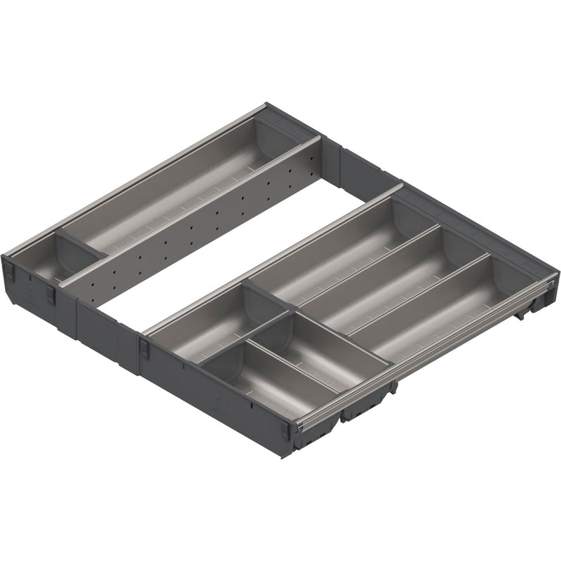 BLUM ORGA-LINE Schalen-Set KB 600/NL 500 mm Edelstahl/Kunststoff