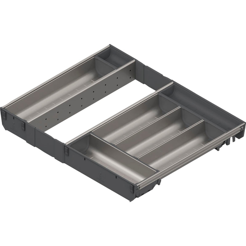 BLUM ORGA-LINE Schalen-Set KB 600/NL 500 mm Edelstahl/Kunststoff