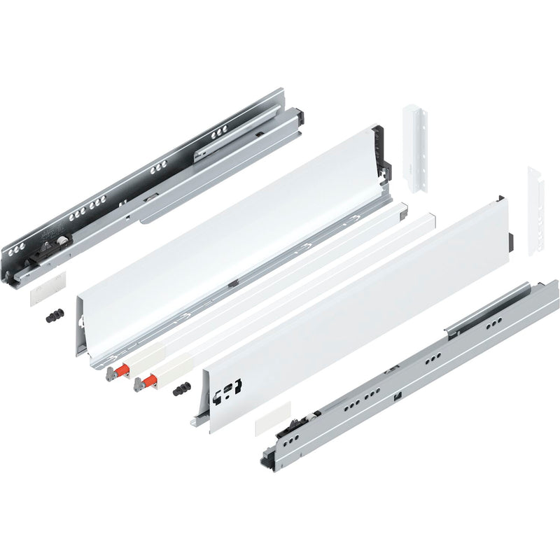 BLUM TANDEMBOX antaro SET Höhe D-Reling(K),BLUMOTION M, 30kg,NL 270,grau RAL9006