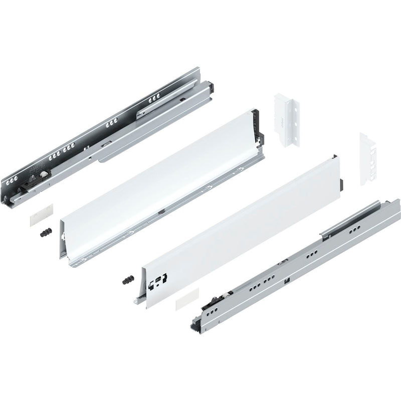 BLUM TANDEMBOX antaro SET Höhe K, BLUMOTION M, 30kg, NL 270, grau RAL 9006