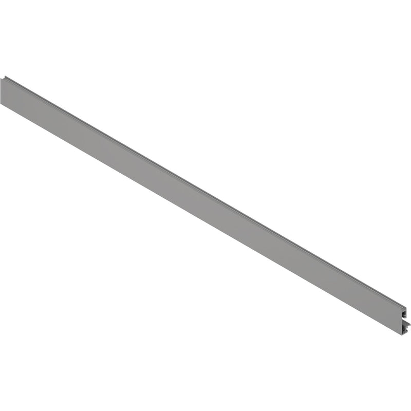 BLUM MERIVOBOX Vorderstück mit Nut, Länge 1042 mm, Aluminium Indiumgrau-matt