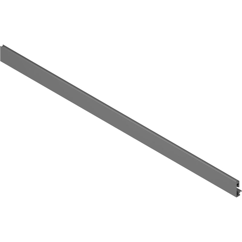 BLUM MERIVOBOX Vorderstück mit Nut, Länge 1042 mm, Aluminium Indiumgrau-matt