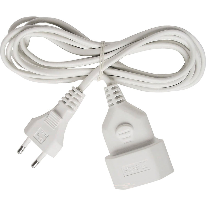 BRENNENSTUHL Euro-Stecker Verlängerung 230 V, Länge 3000 mm, weiß