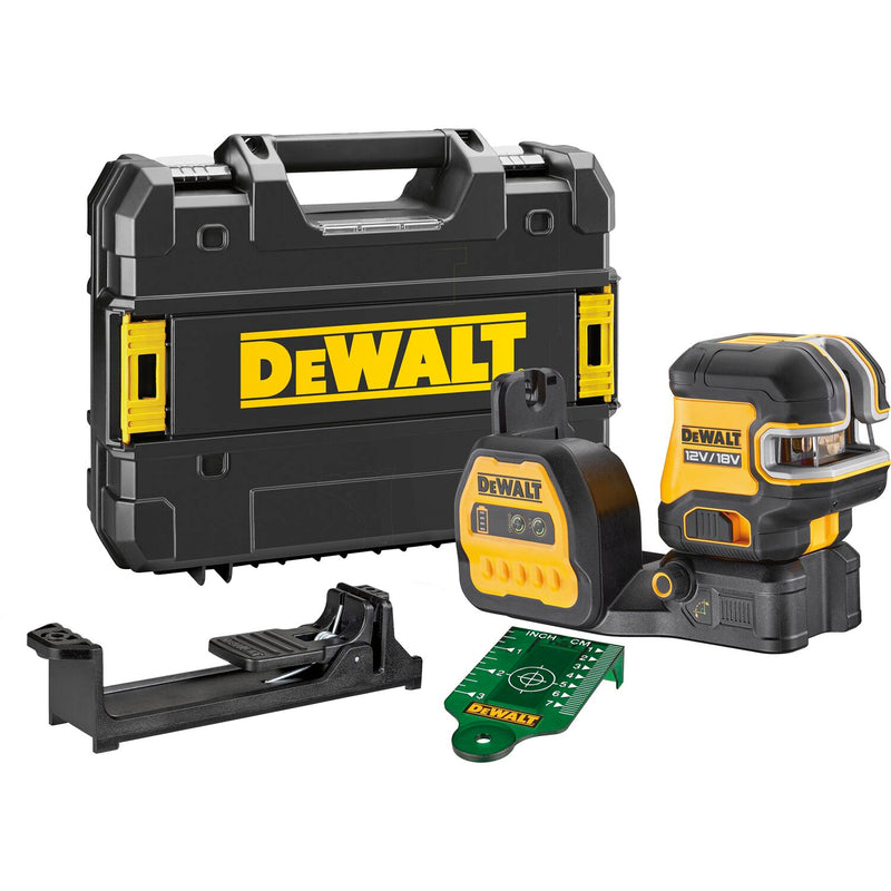 DEWALT Akku-Kreuzlinienlaser 5-Punkt grün DCE825NG18-XJ 12/18 Volt (ST 1)