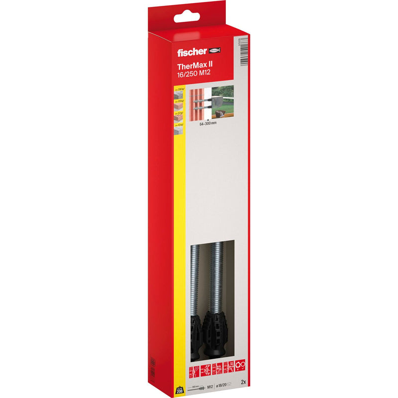 FISCHER Thermax II 12/110 M12  Verzinkt / Edelstahl A4 / Kleinpackung SB-2 (SA 5)