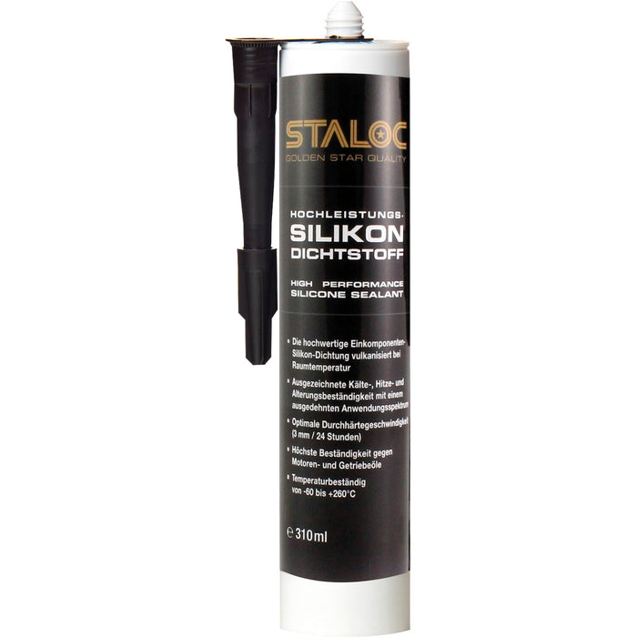 STALOC Silikon ölbeständig OXIM 310ml schwarz
