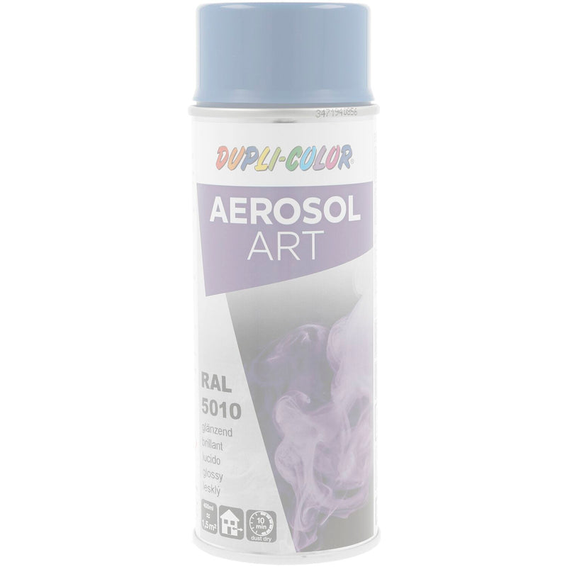 Dupli-Color Lackspray Aerosol Art 400ml  stahlblau glänzend / RAL 5011 (ST 6)