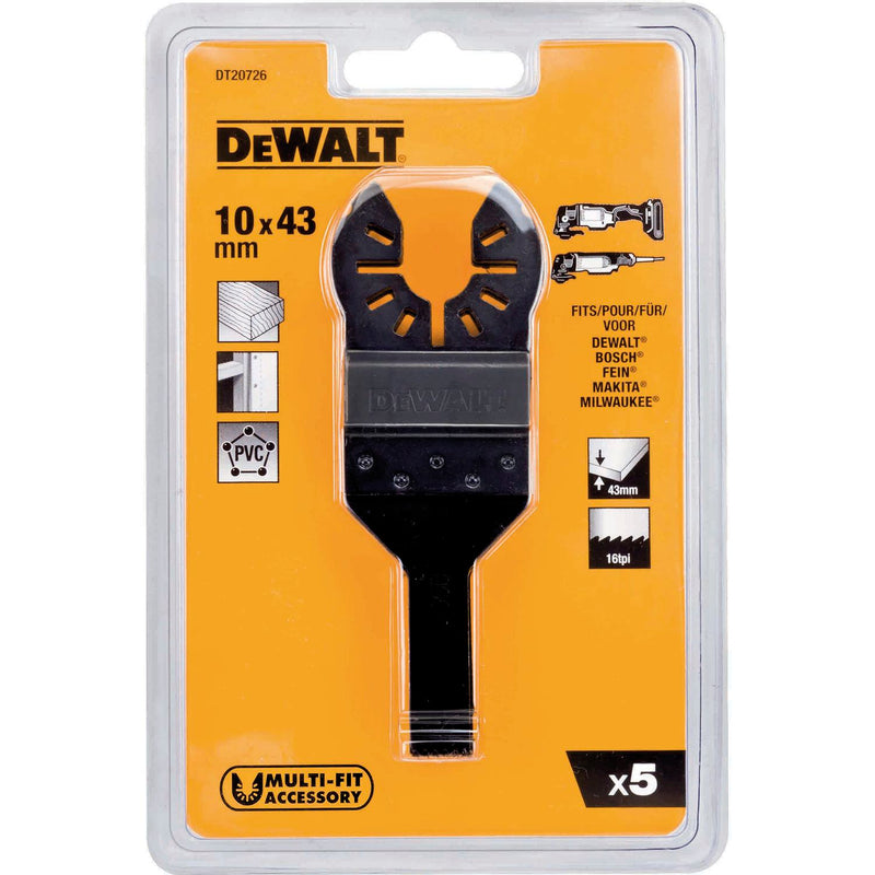 DEWALT Multi Tool Sägeblatt DT 20701 Breite 30mm Länge 43mm (1 Stück) (ST 5)