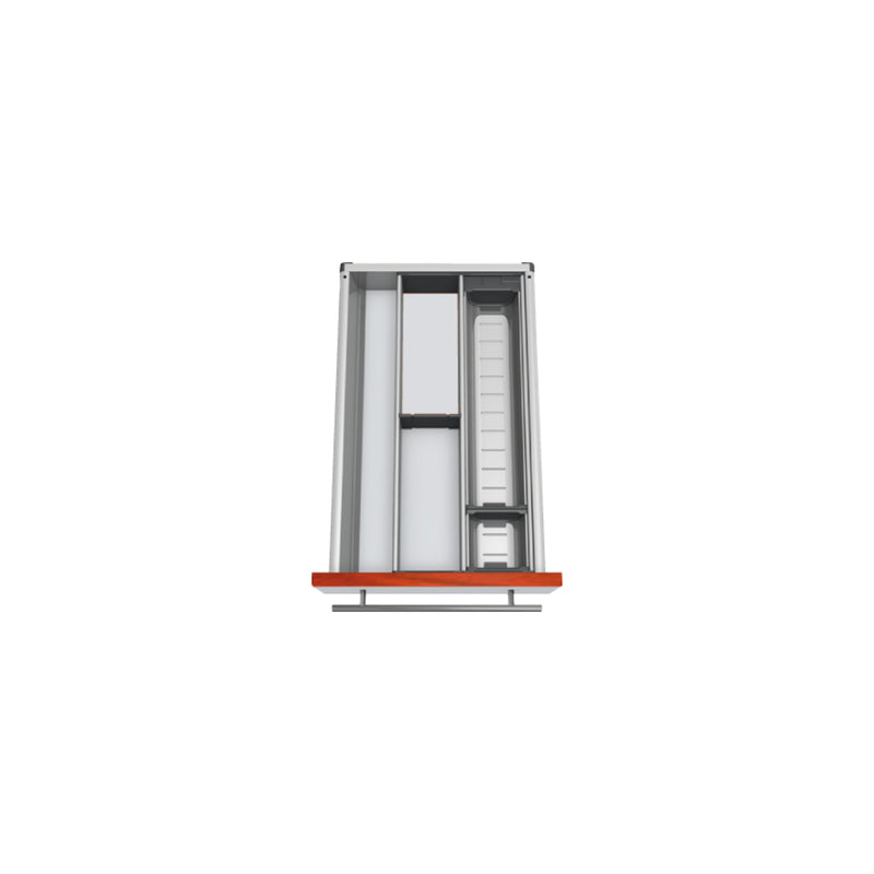 BLUM ORGA-LINE Facheinteilungs-Set KB 350 - 449/NL 450 mm Edelstahl/Kunststoff
