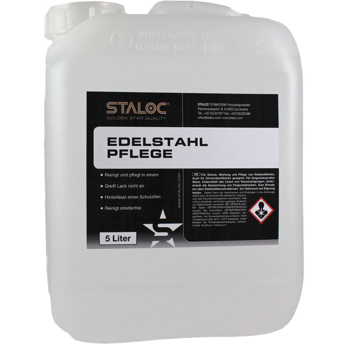 STALOC Edelstahlpflege 5l Kanister