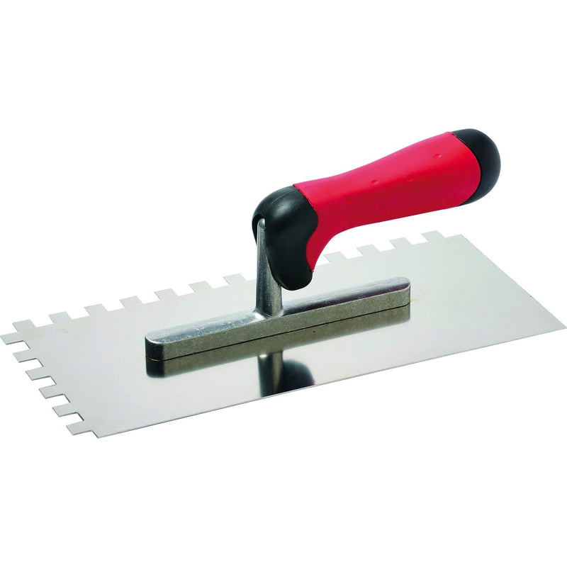 SCHULLER Glättkelle 2-K-Griff 280 x 130mm Z6 x 6 rostfrei