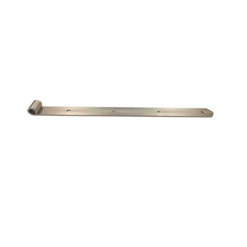 Langbänder einseitig gerollt, ohne Kegel, 400x45x8mm, inkl. Schraubenset,schwarz