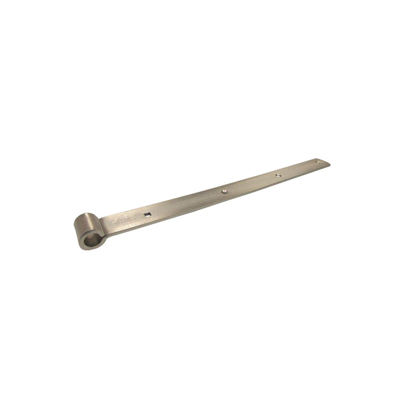 Langbänder mittig gerollt, ohne Kegel, 200 x 20 x 3 mm, Edelstahl-Effekt