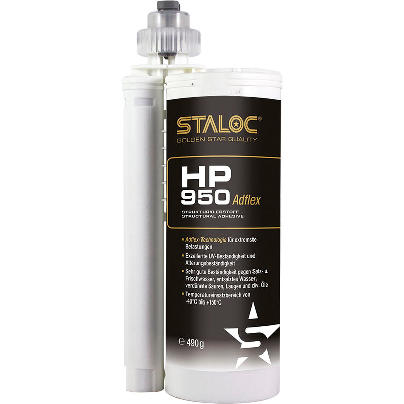 STALOC HP-950 Strukturklebstoff anthrazit + Mischer