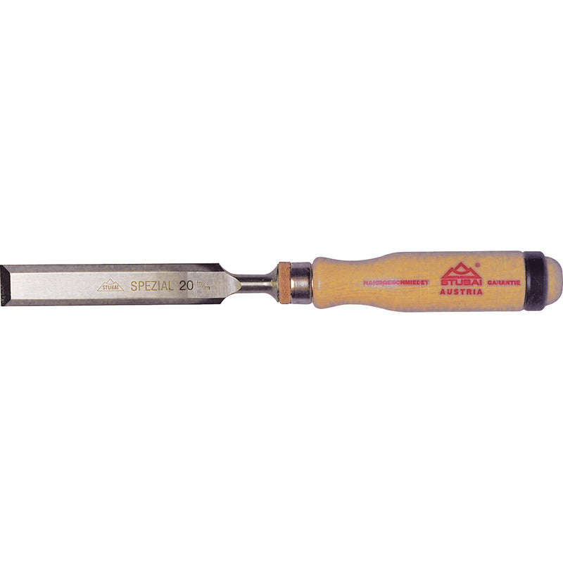 STUBAI Spezial-Stemmeisen mit Holzheft Breite 26 mm